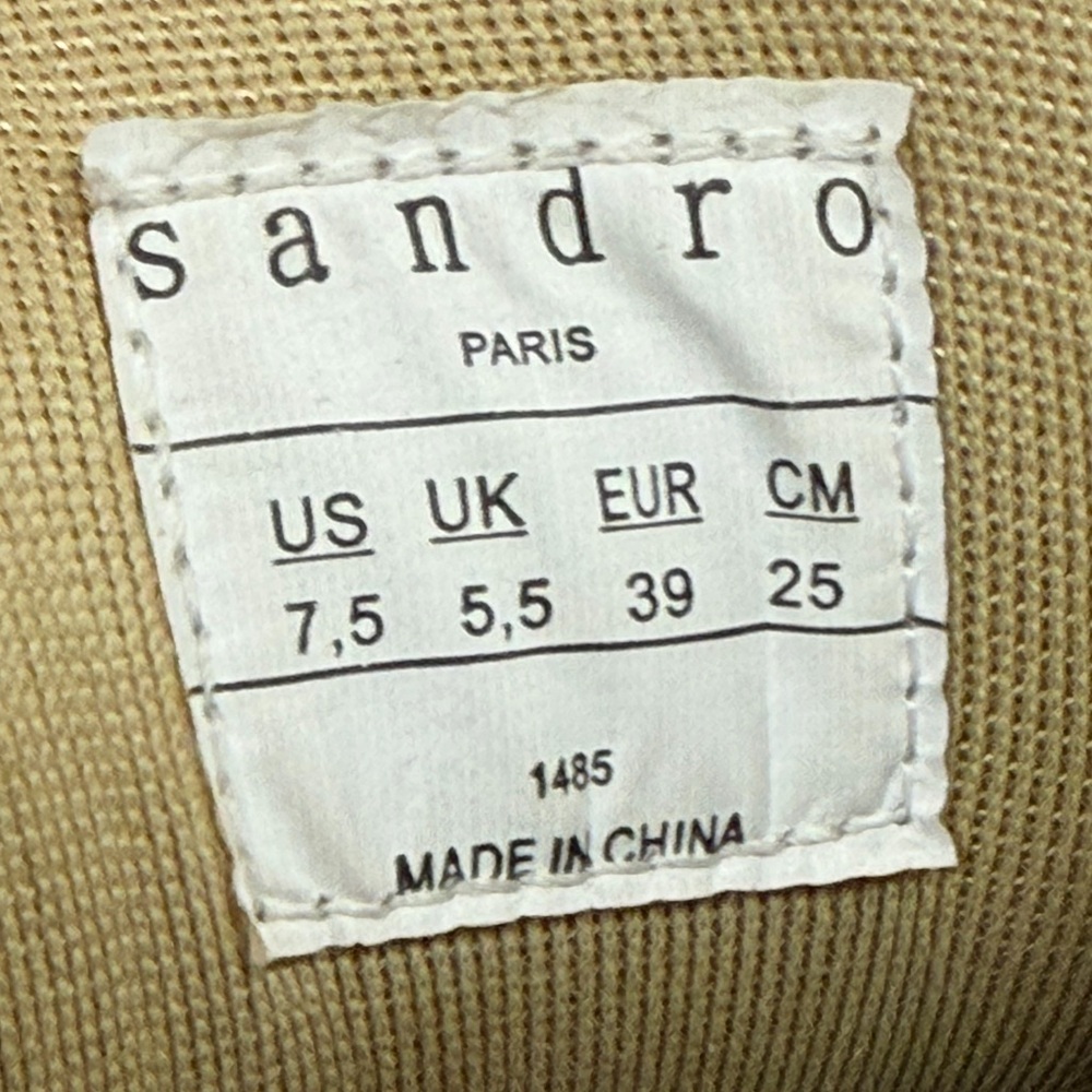 Sandro Gold Women's Sneakers - Picture 5 of 5